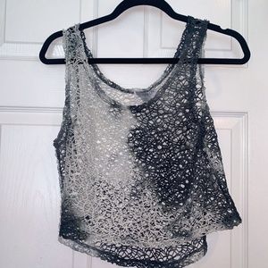 Tie Dye crochet crop top